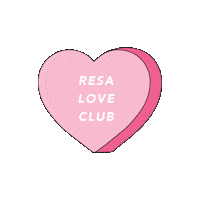 shop_resa love heart fashion pink Sticker