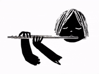 Wind Instrument Musica GIF by Barbara Pozzi
