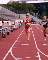 Race Trackfield GIF by Texas Longhorns