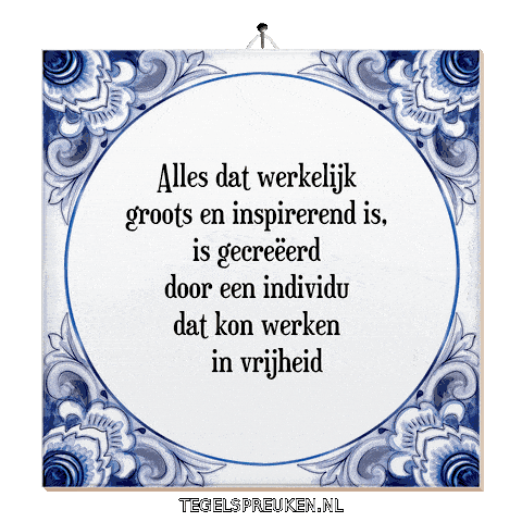 Nl Spreuk Sticker by Tegelspreuken.nl