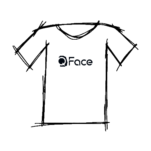 Shirt Sticker by Q Face