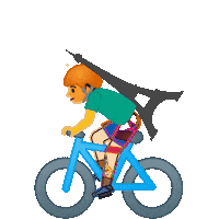 ParentsForFuture paris bicycle fahrrad eiffeltower Sticker