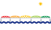 Rainbow Maas Sticker