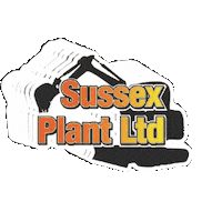 Sussexplant business plant excavator hire Sticker