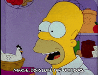 Talking Season 3 GIF by The Simpsons