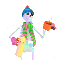 Snow Day Dance Sticker by jjjjjohn