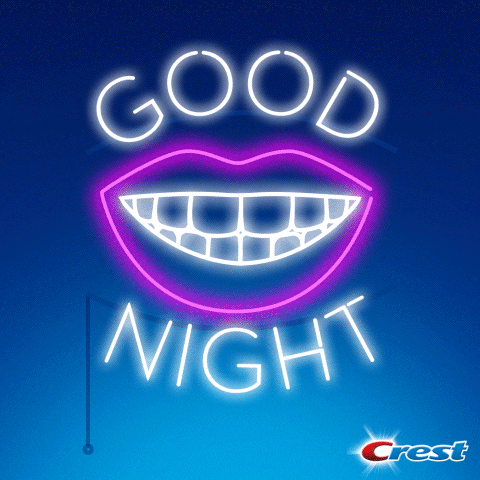 Good Night Smile GIF by Crest