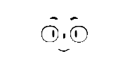 CommandBrand animation cartoon face wink Sticker