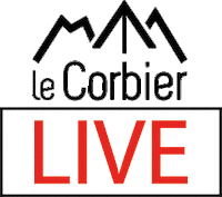 lecorbier live mountain ski savoie Sticker