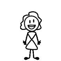 Happy Stick Figure Sticker by MotionIsland