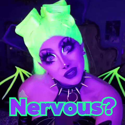 VenusEnvyDrag scary scared spooky drag GIF