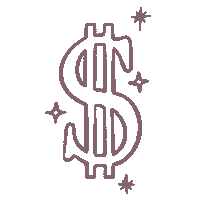 Money Sticker by Natalia Benson