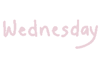 Wednesday Weekdays Sticker by jenny henderson studio