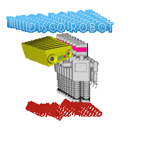 Hip Hop Robot Sticker by brazaaudio