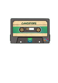 Canistore music green running artist Sticker