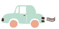 Car Delivery Sticker by Graveto
