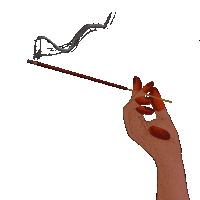 adityasl03 red smoke hand smoking Sticker