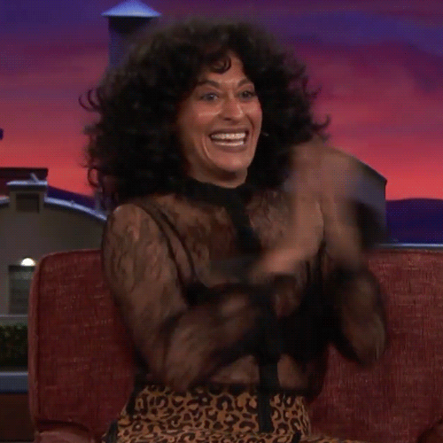 excited tracee ellis ross GIF by Team Coco