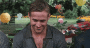 ryan gosling laughing GIF