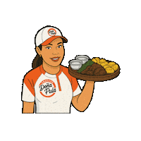 asaderodonapulard pula dona pula doña pula camarera pula Sticker