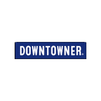 DOWNTOWNER blue burger trend downtown Sticker