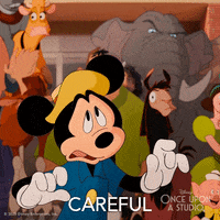 Be Careful Mickey GIF by Walt Disney Animation Studios
