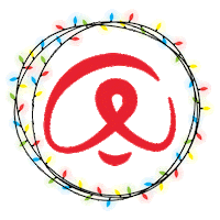 christmas winter Sticker by bulldog yoga