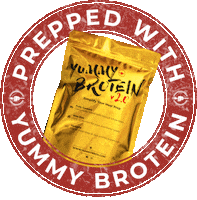 Meal Prep Brotein Sticker by Yummy Bros Meal Prep