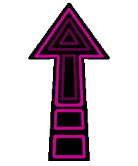 Hele_foxy swipe up neon swipe duck Sticker