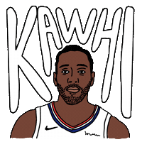 Los Angeles Basketball Sticker