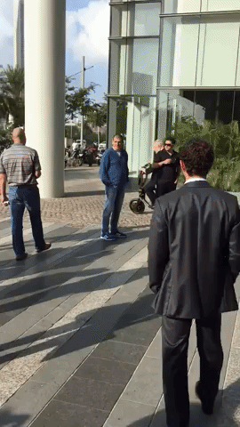 Boris Johnson Scoots Around Google's Tel Aviv Campus