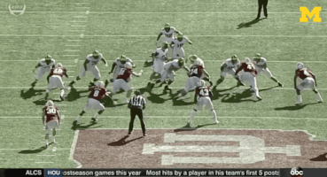 Go Blue College Football GIF by Michigan Athletics