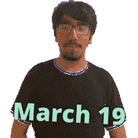19 March Sticker