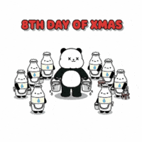 12 Days Of Christmas Xmas Countdown GIF by Kanpai Pandas