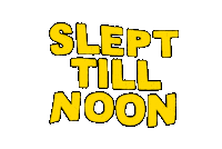 Sleeping In Sticker