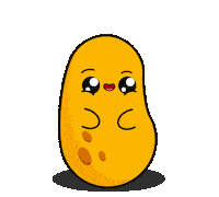 Potato Please Sticker by lilpotates