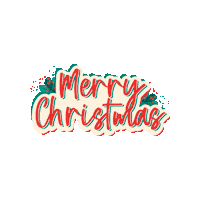 Merry Christmas Sticker by Dweebi