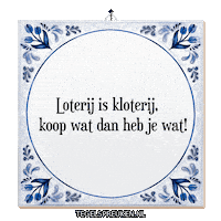 Hoop Geld Sticker by Tegelspreuken.nl