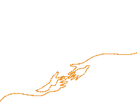 Matchilla hand shake hands line Sticker
