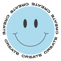 create_spain smile blue create azul Sticker