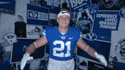 Byu Football Touchdown GIF by BYU Cougars