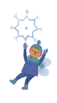 Luke Pearson Christmas Sticker by Flying Eye Books