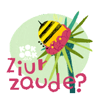 kokoakgara flower sure bee flor Sticker