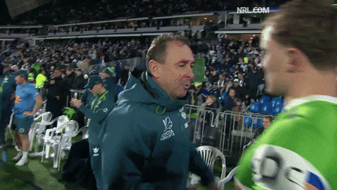 Ricky Stuart Try GIF by Canberra Raiders