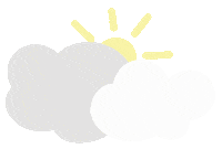 Sun Cloud Sticker