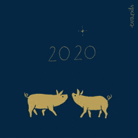 Happy New Year Illustration GIF