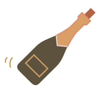 wine shake Sticker