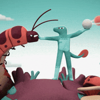 BigLizard animation space animated adventure GIF