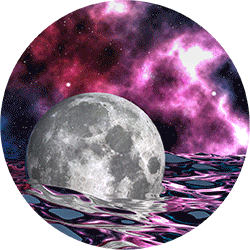 Outer Space Wave Sticker