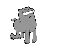 Cat Ghost Sticker by Hombre_McSteez